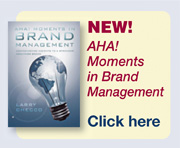 Link to Larry's book AHA! Moments in Brand Managment